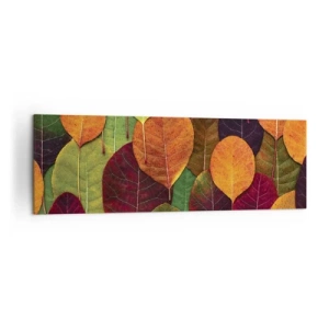 Canvas picture - Autumn Mosaics - 160x50 cm