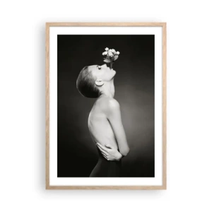 Poster in light oak frame - Eccentric Elegance - 50x70 cm