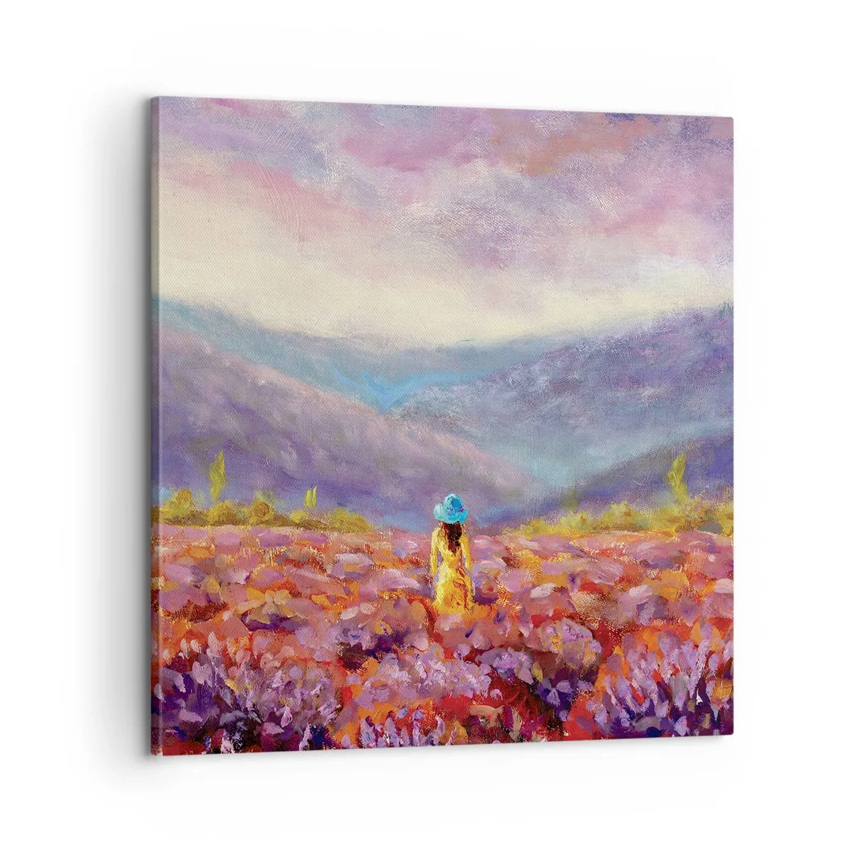 Canvas picture - In Lavendar World - 60x60 cm