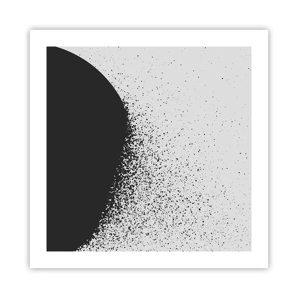 Poster - Movement of Particles - 50x50 cm