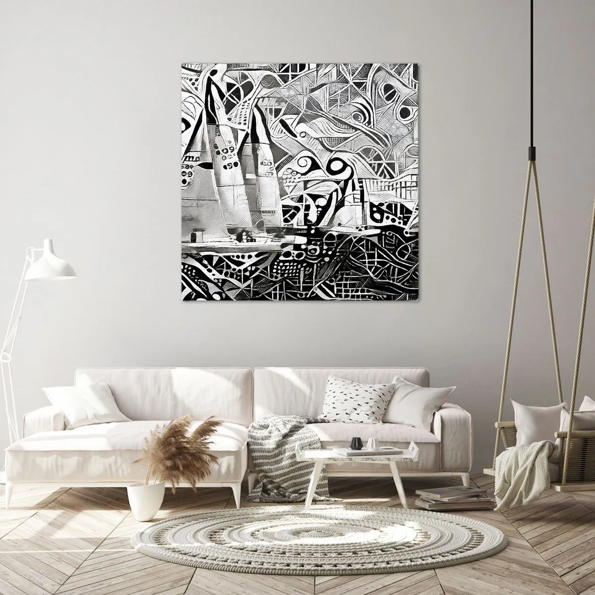 Canvas picture - Between Waves - 60x60 cm