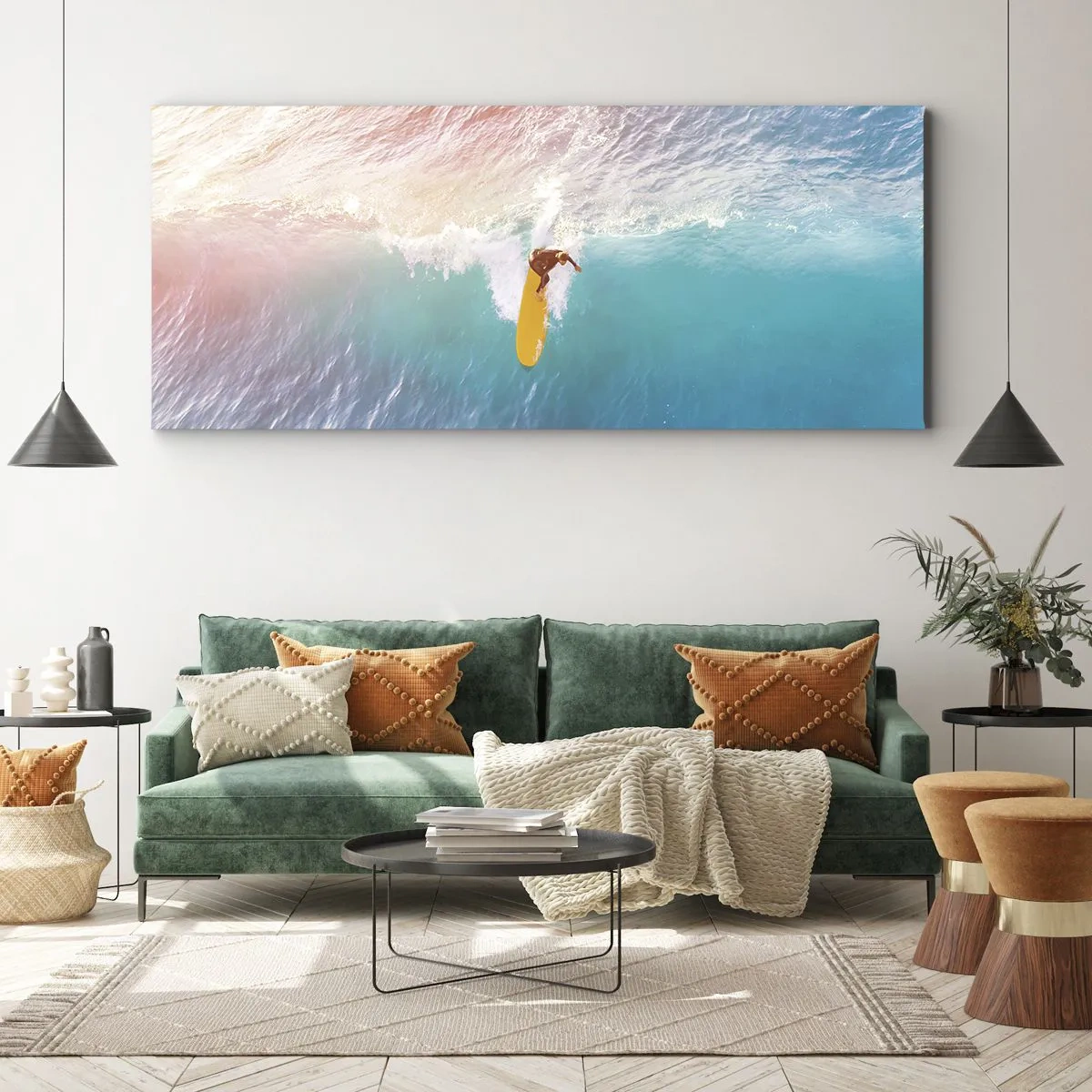 Canvas picture - Ocean Rider - 100x40 cm