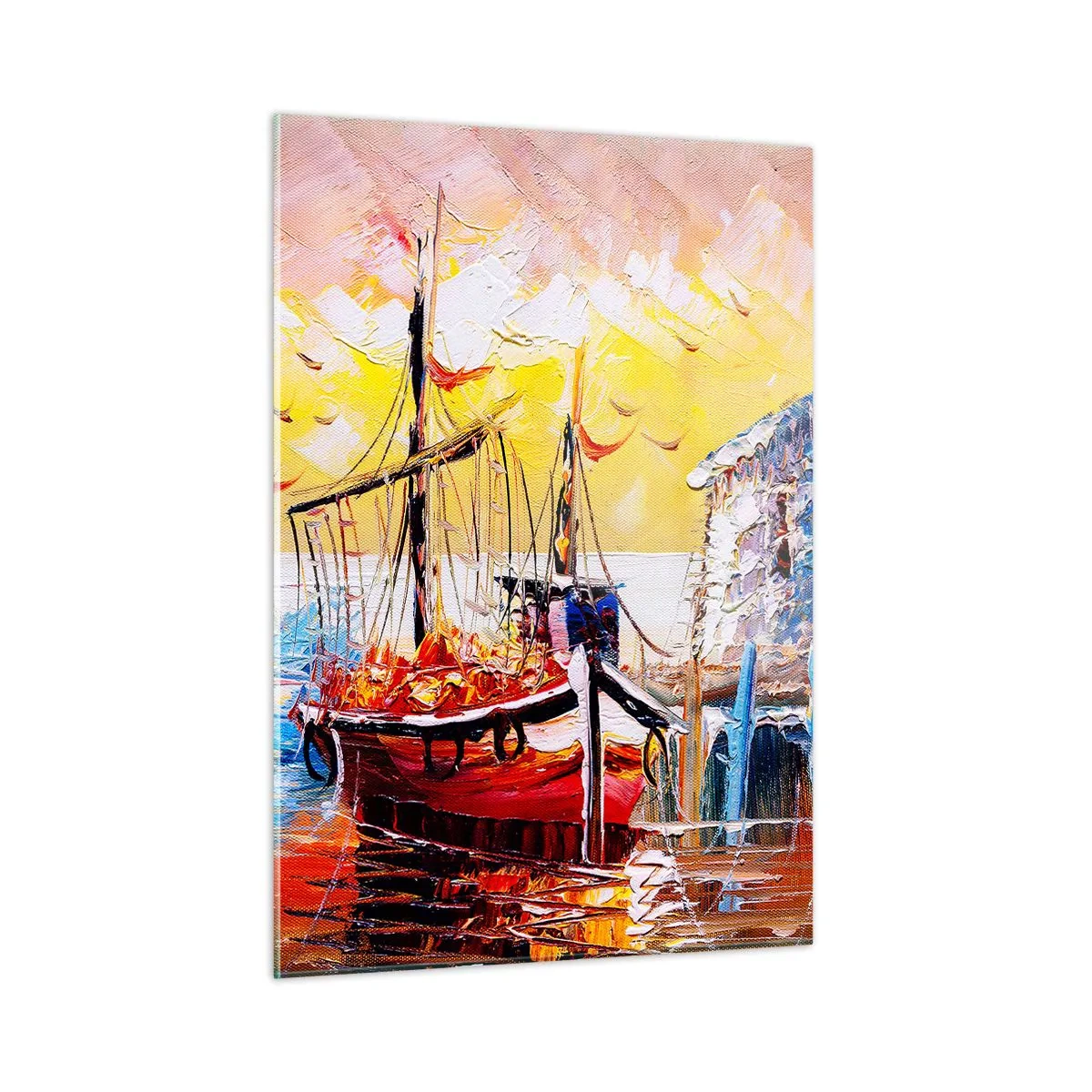 Glass picture - Happy Comeback - 50x70 cm