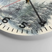 Clock face with numbers