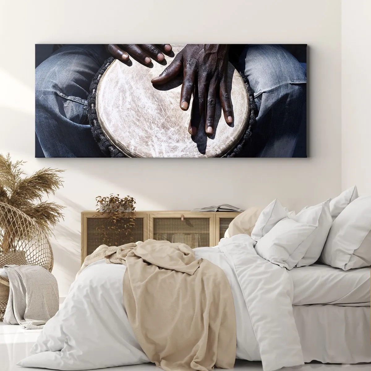 Canvas picture - Live at Your Own Rhythm - 120x50 cm
