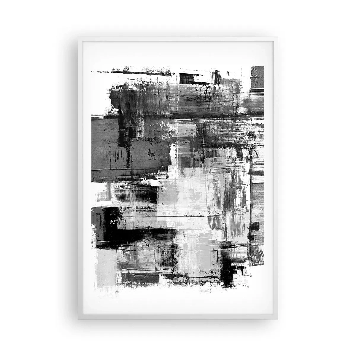 Poster in white frmae - Grey is Beautiful - 70x100 cm