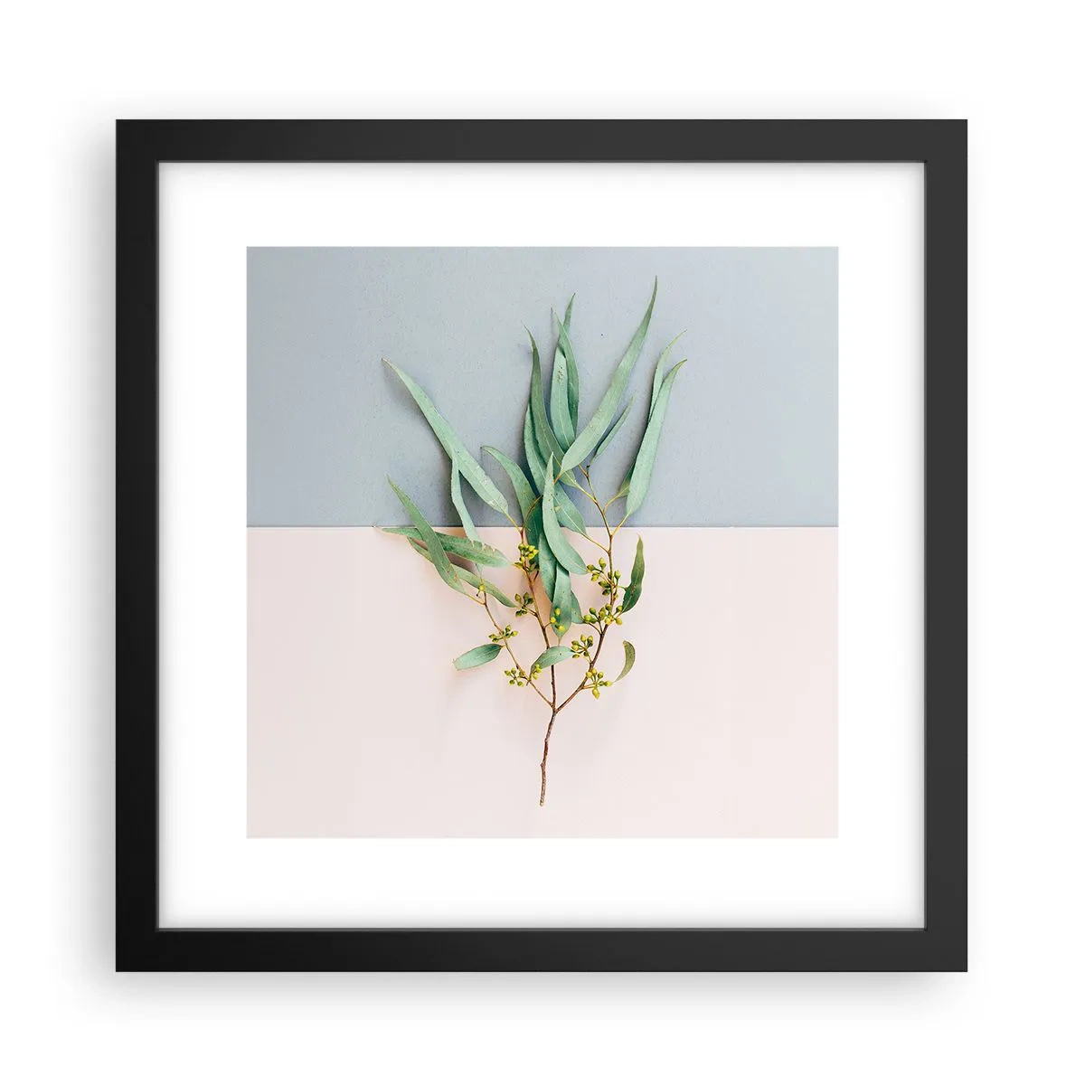 Poster in black frame - Pastel Subtlety - 30x30 cm