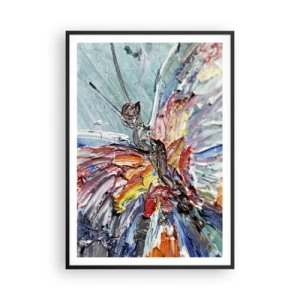 Poster in black frame - Painted by Nature - 70x100 cm