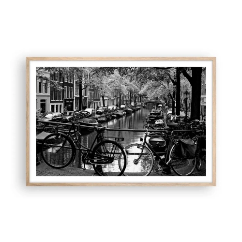Poster in light oak frame - A Very Dutch View - 91x61 cm