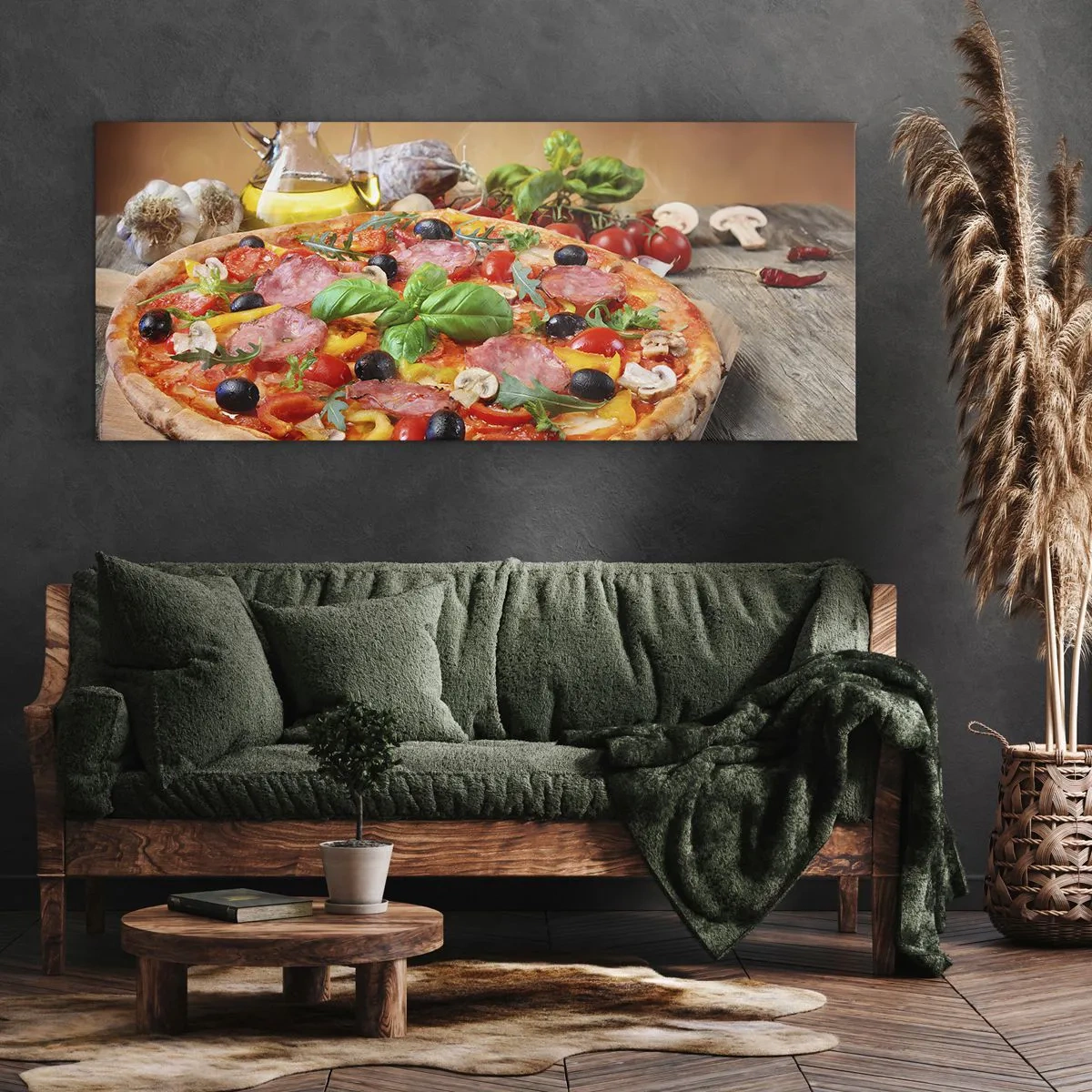 Canvas picture - With a Real Italian Flavouring - 100x40 cm