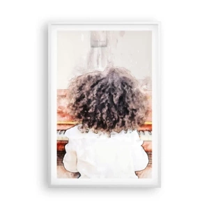 Poster in white frmae - In a New World - 61x91 cm