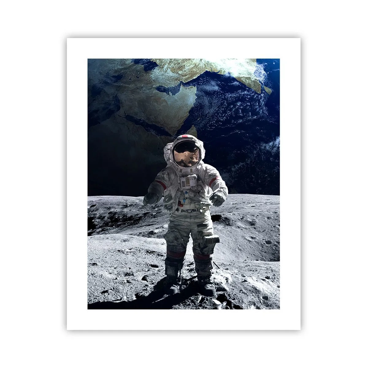 Poster - Greetings from the Moon - 40x50 cm