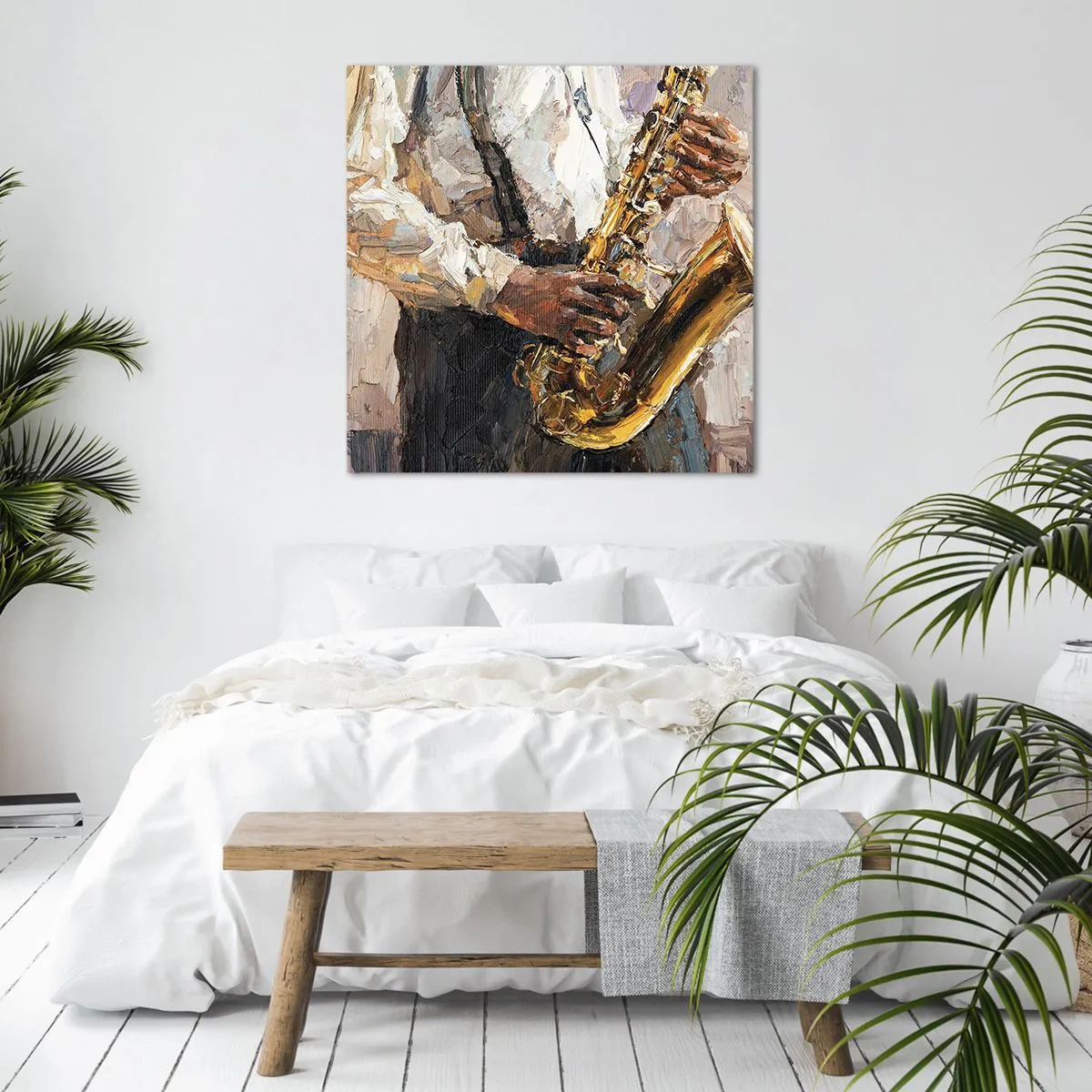 Canvas picture - Time for a Solo - 40x40 cm