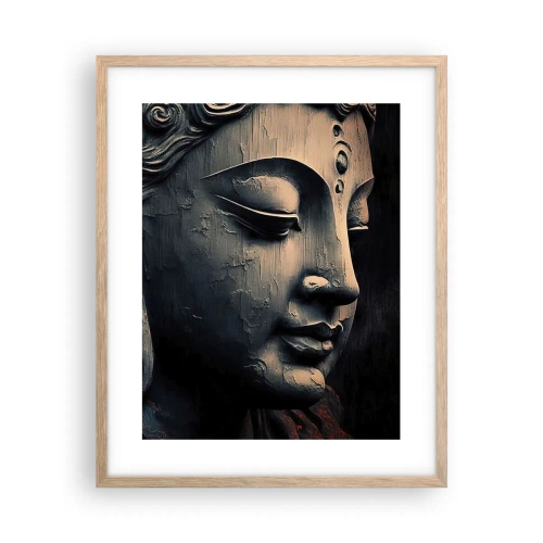 Poster in light oak frame - In Harmony with the World - 40x50 cm