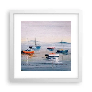 Poster in white frmae - Deserved Rest - 30x30 cm