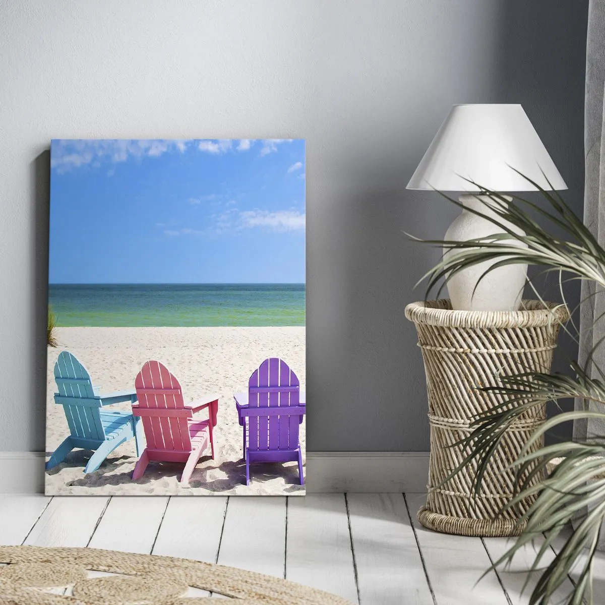 Canvas picture - Rainbow Beach - 50x70 cm