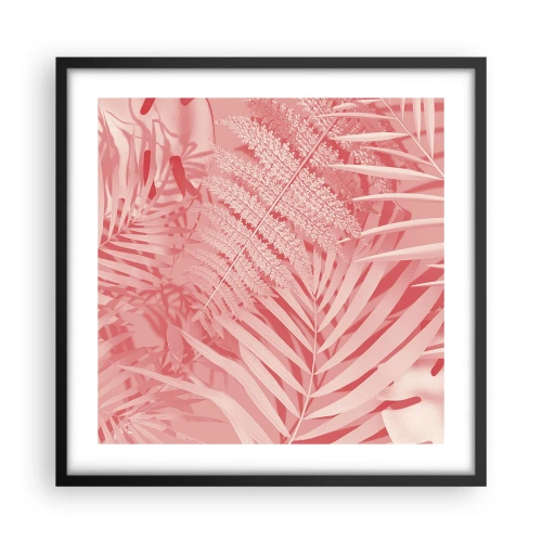Poster in black frame - Pink Concept - 50x50 cm