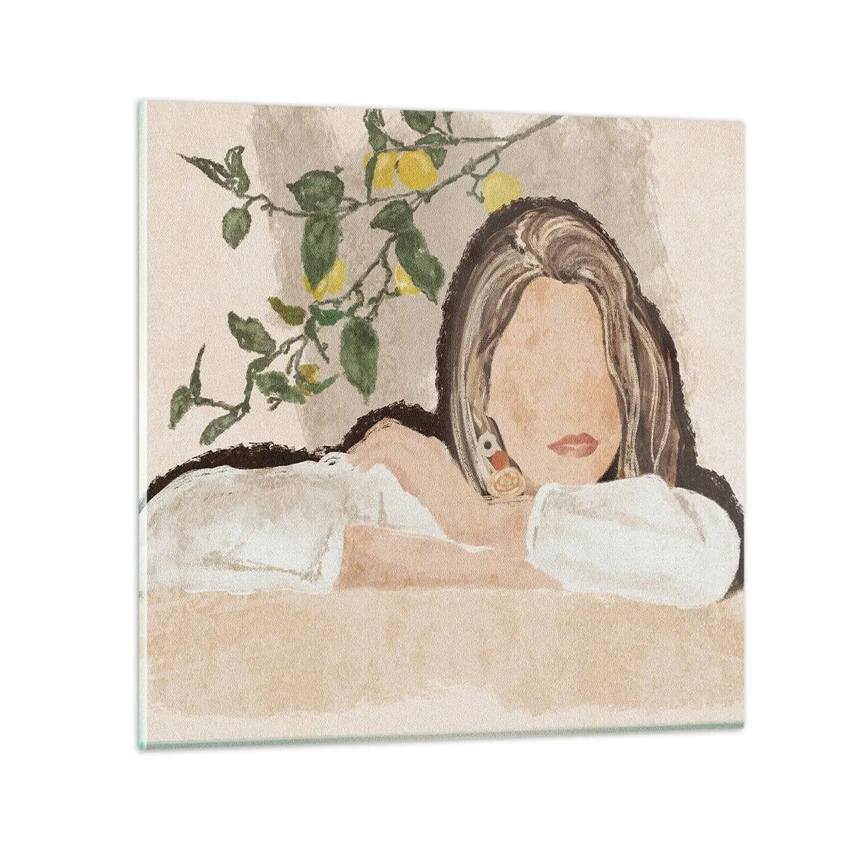 Glass picture - Beauty of the South - 30x30 cm