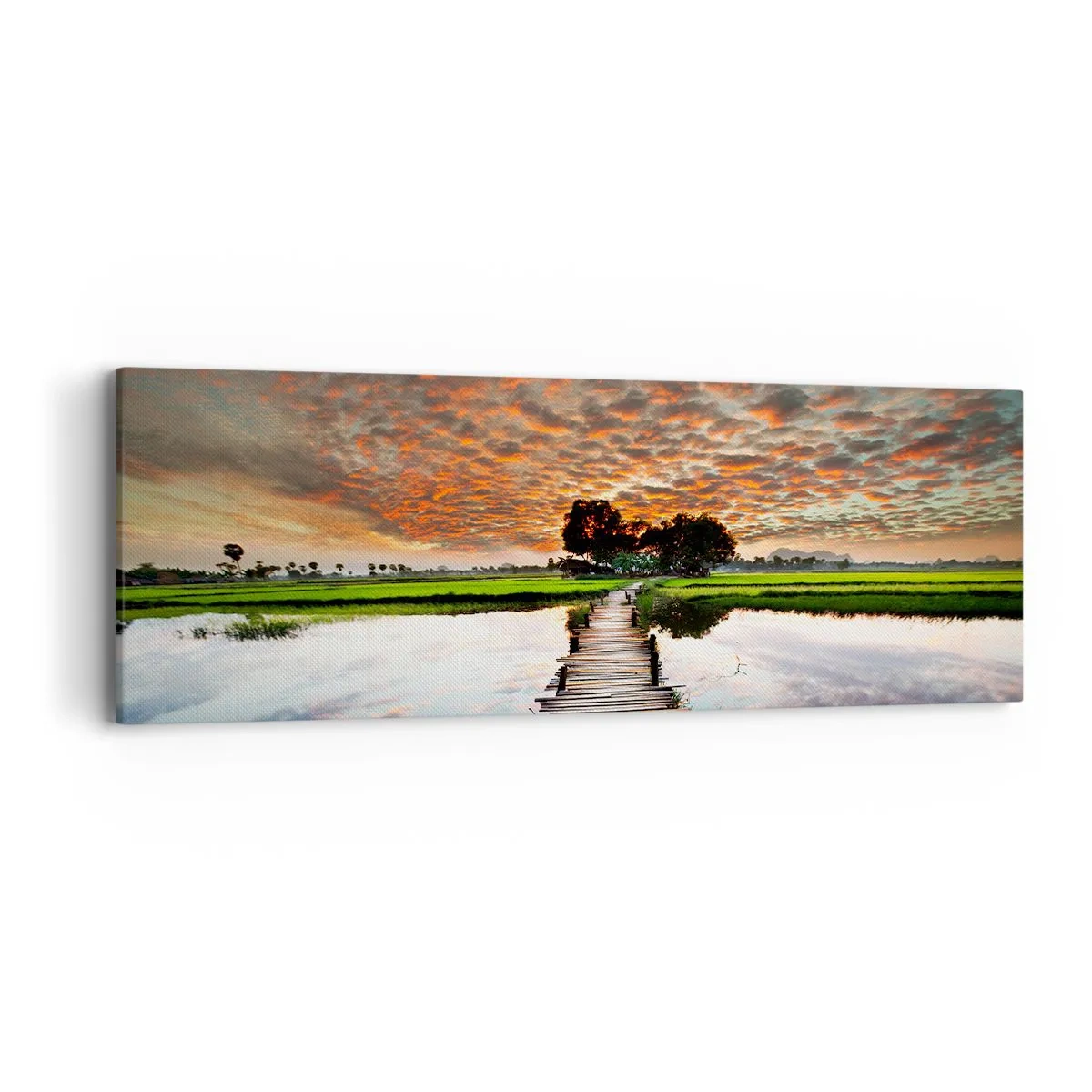 Canvas picture - Spread Your Arms and Breathe - 90x30 cm