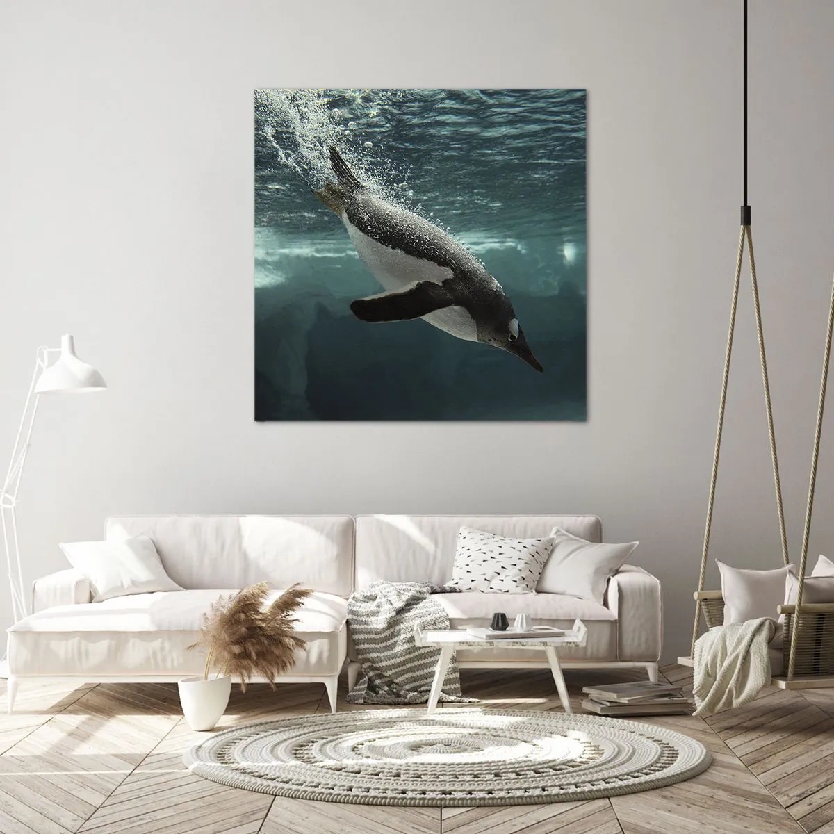 Canvas picture - Welcome to My World - 70x70 cm