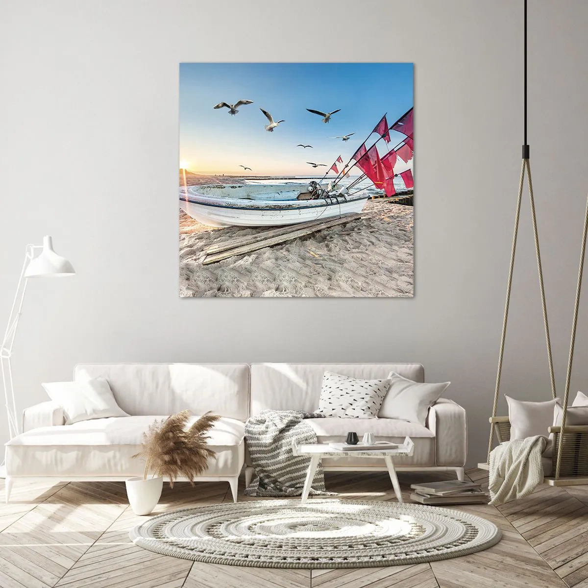 Canvas picture - Deserved Rest - 70x70 cm