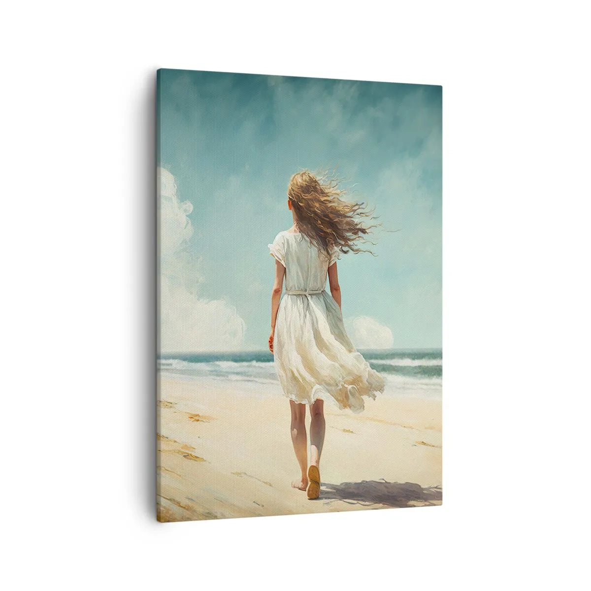 Canvas picture - Meeting the Sun aand the Wind - 50x70 cm