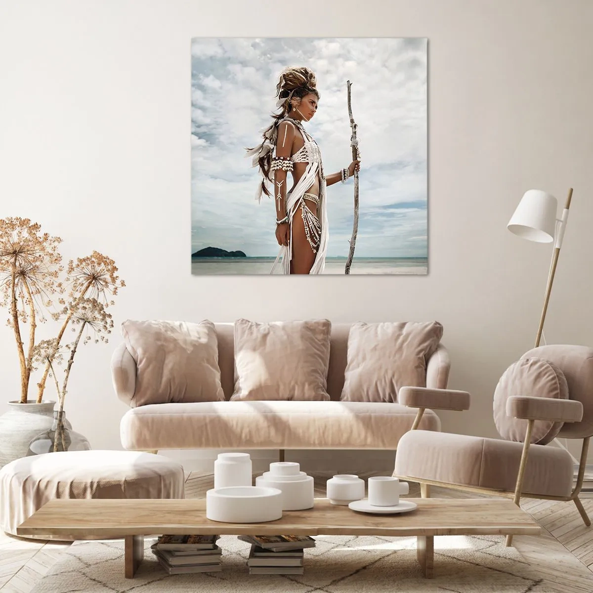 Canvas picture - Queen of the Tropics - 50x50 cm