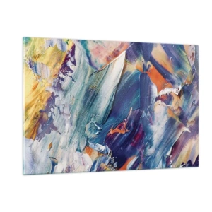 Glass picture - Whirlwind of Colour - 120x80 cm