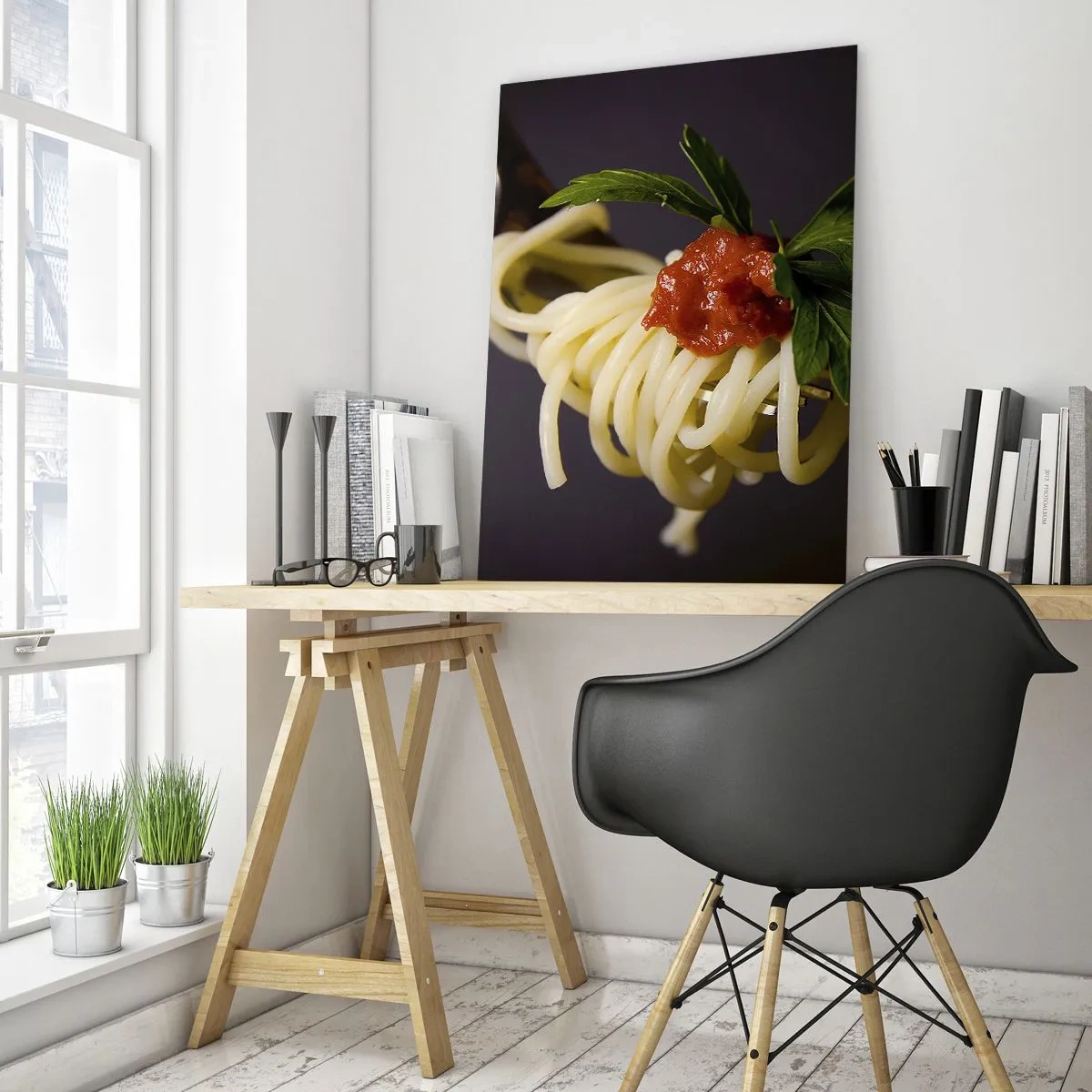 Glass picture - Tasty Bite - 80x120 cm