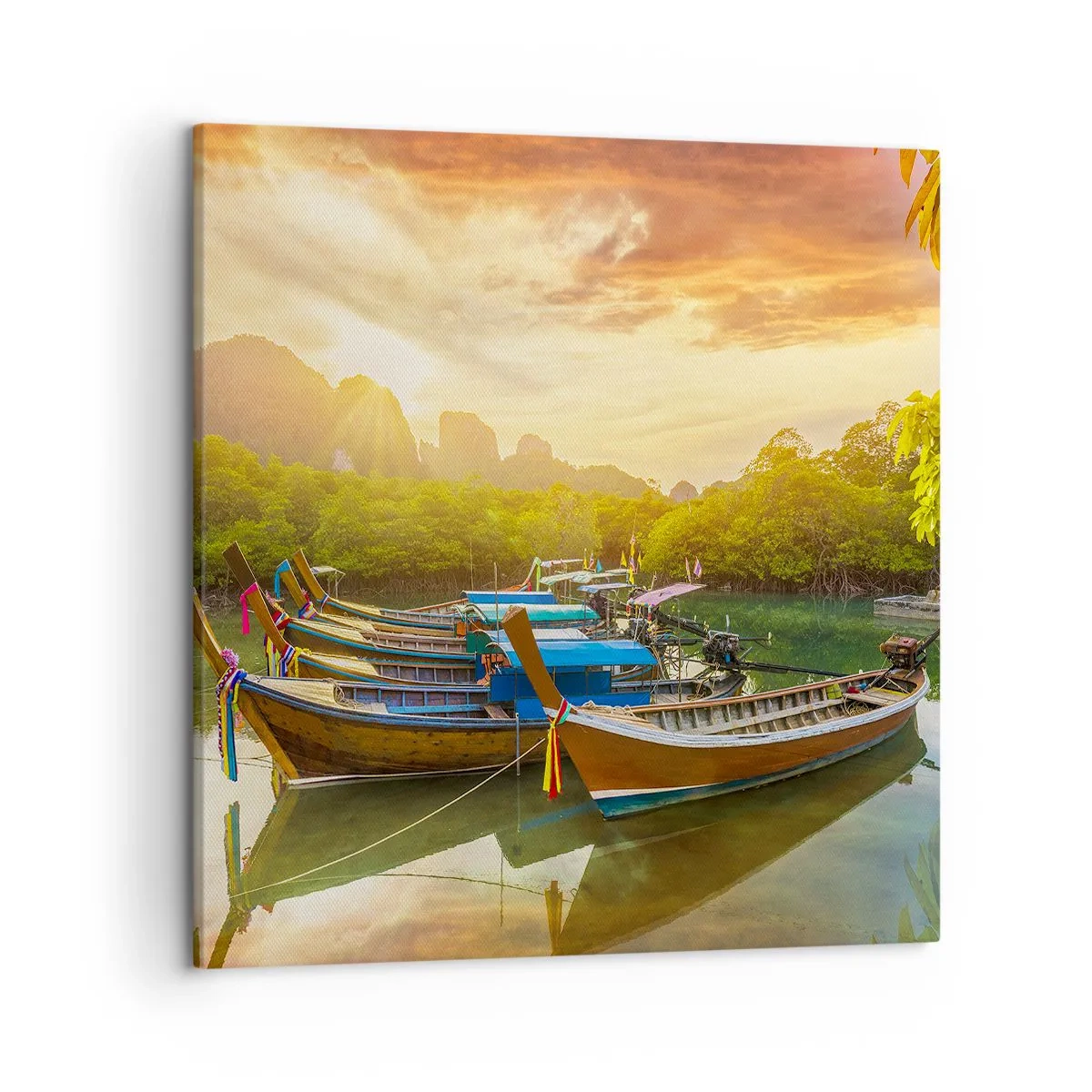 Canvas picture - At the Start of a Busy Day - 50x50 cm