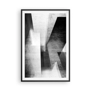 Poster in black frame - Structure of Space - 61x91 cm