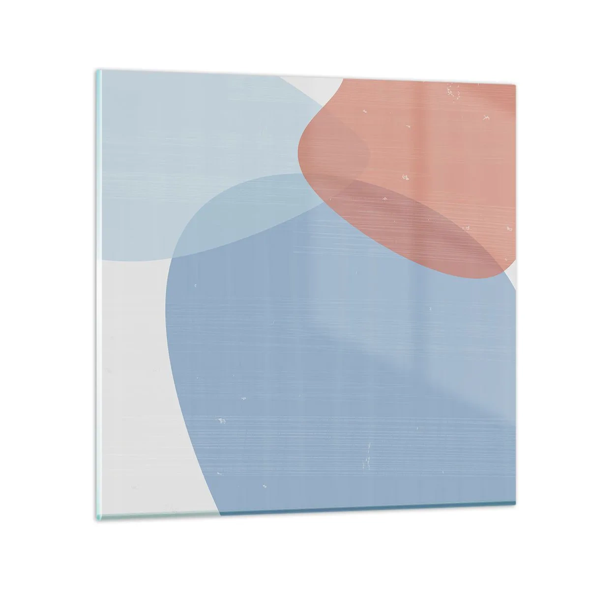 Glass picture - Pastel Relations - 40x40 cm