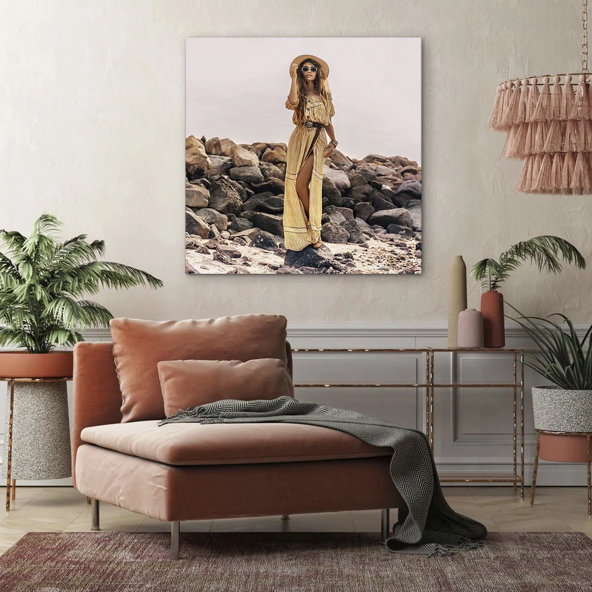 Canvas picture - The Magic of Stones - 50x50 cm