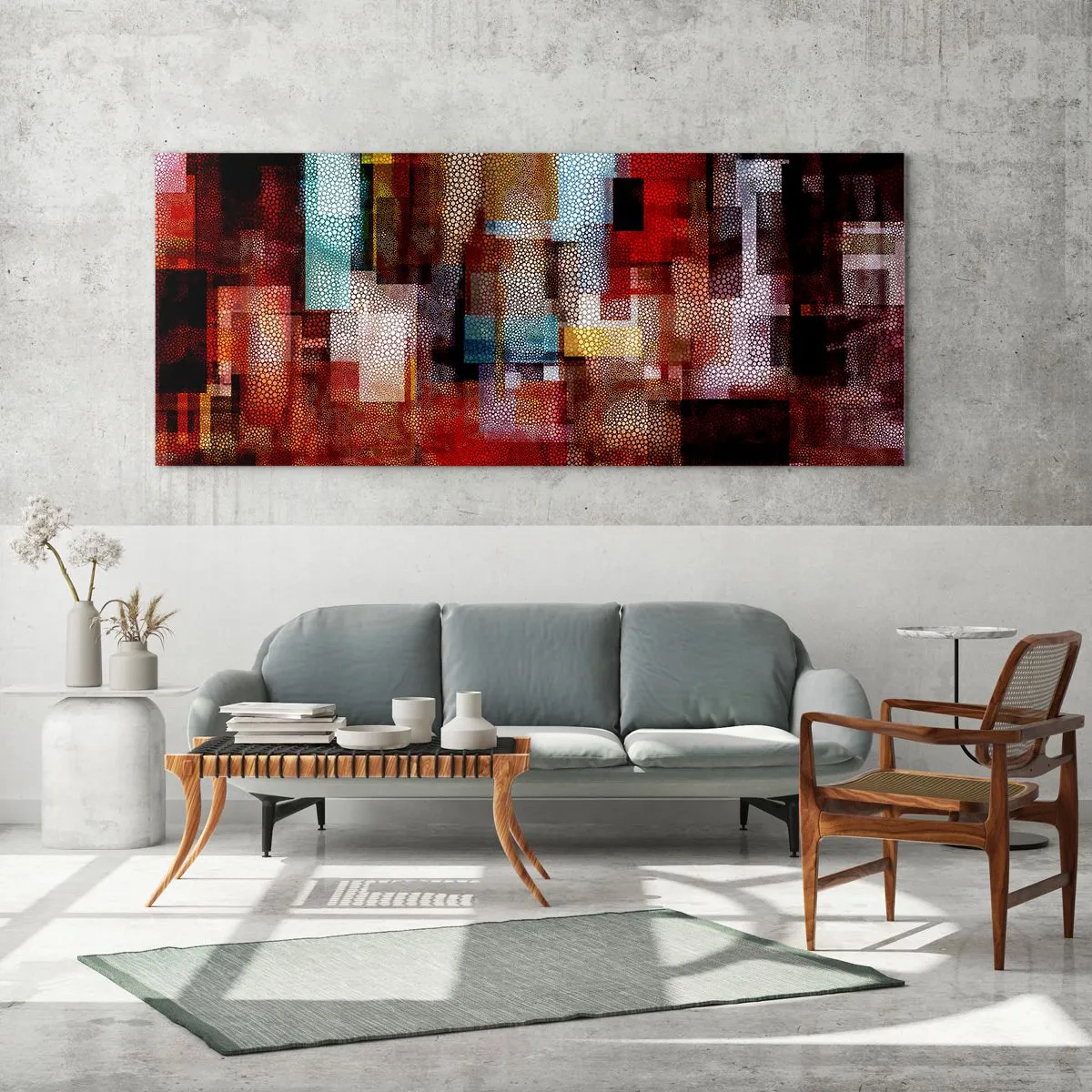 Glass picture - Mashed UP - 100x40 cm