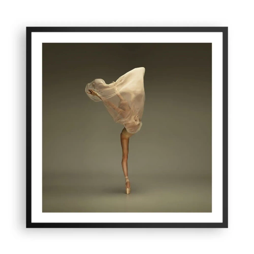 Poster in black frame - About To Fly - 60x60 cm