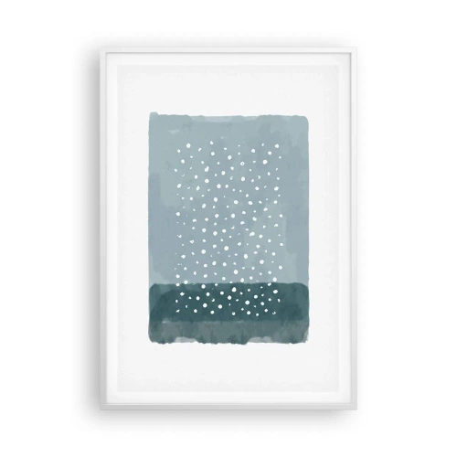 Poster in white frmae - Grown on the Blue - 70x100 cm