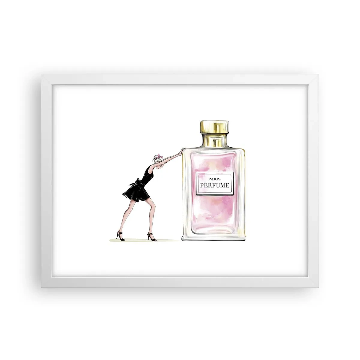 Poster in white frmae - The Essence of Womanhood - 40x30 cm