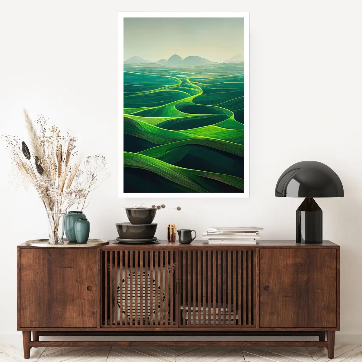 Poster - In Green Valleys - 61x91 cm