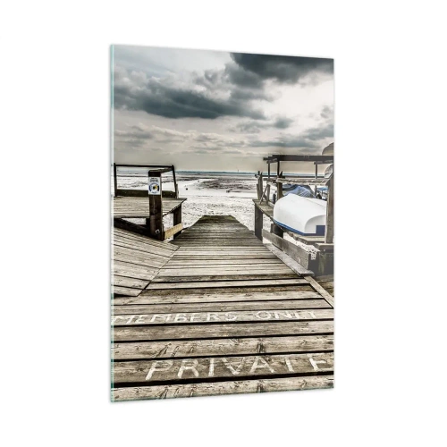 Glass picture - Northern Beach - 50x70 cm