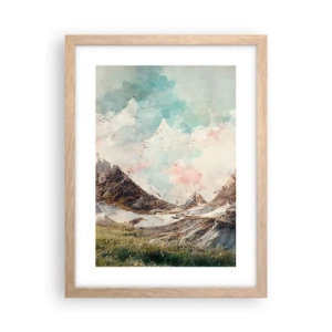 Poster in light oak frame - Rocky Blades - 30x40 cm
