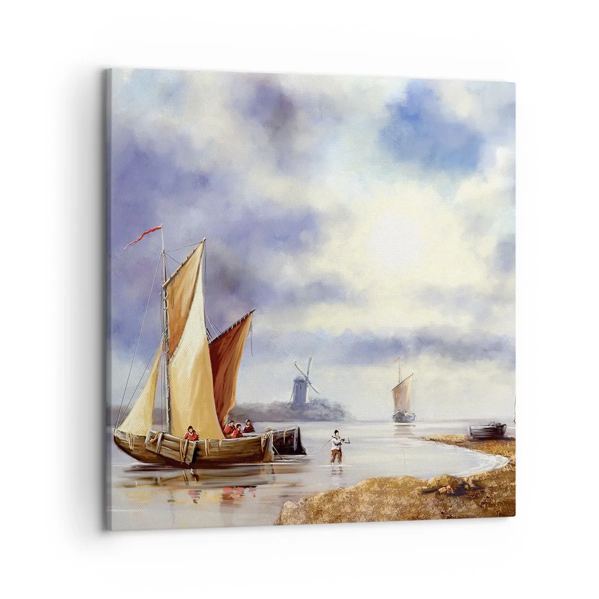 Canvas picture - Return of Sailors - 50x50 cm