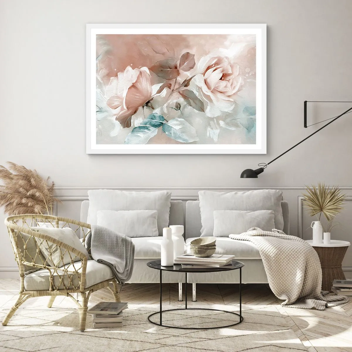 Poster in white frmae - Spirit of Romaticism - 91x61 cm