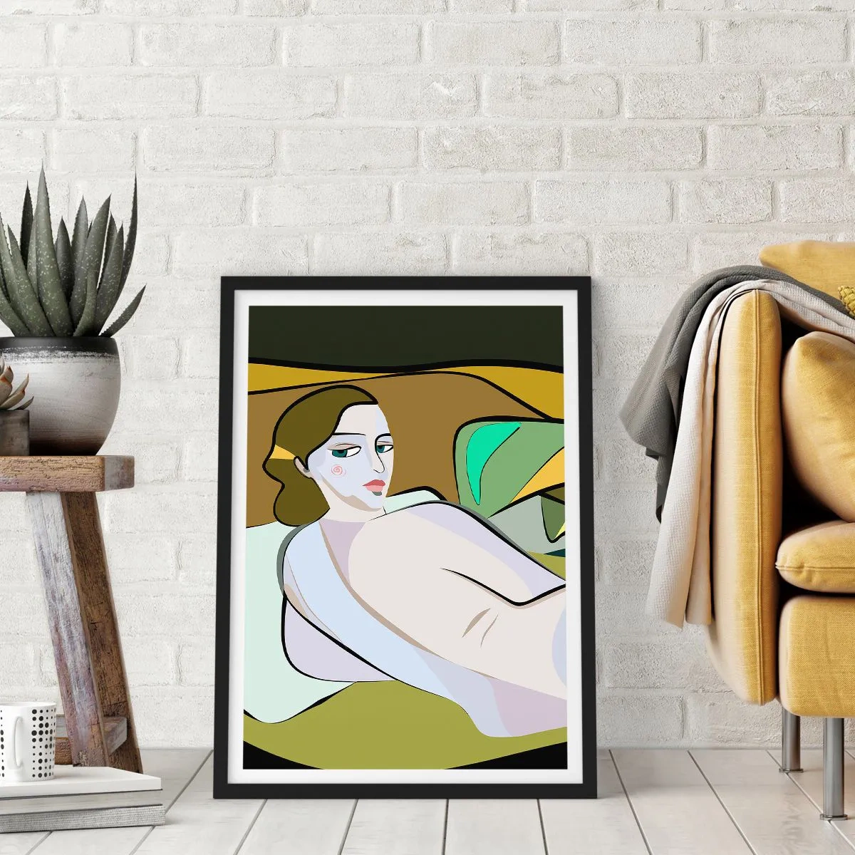 Poster in black frame - Intimate Portrait - 61x91 cm