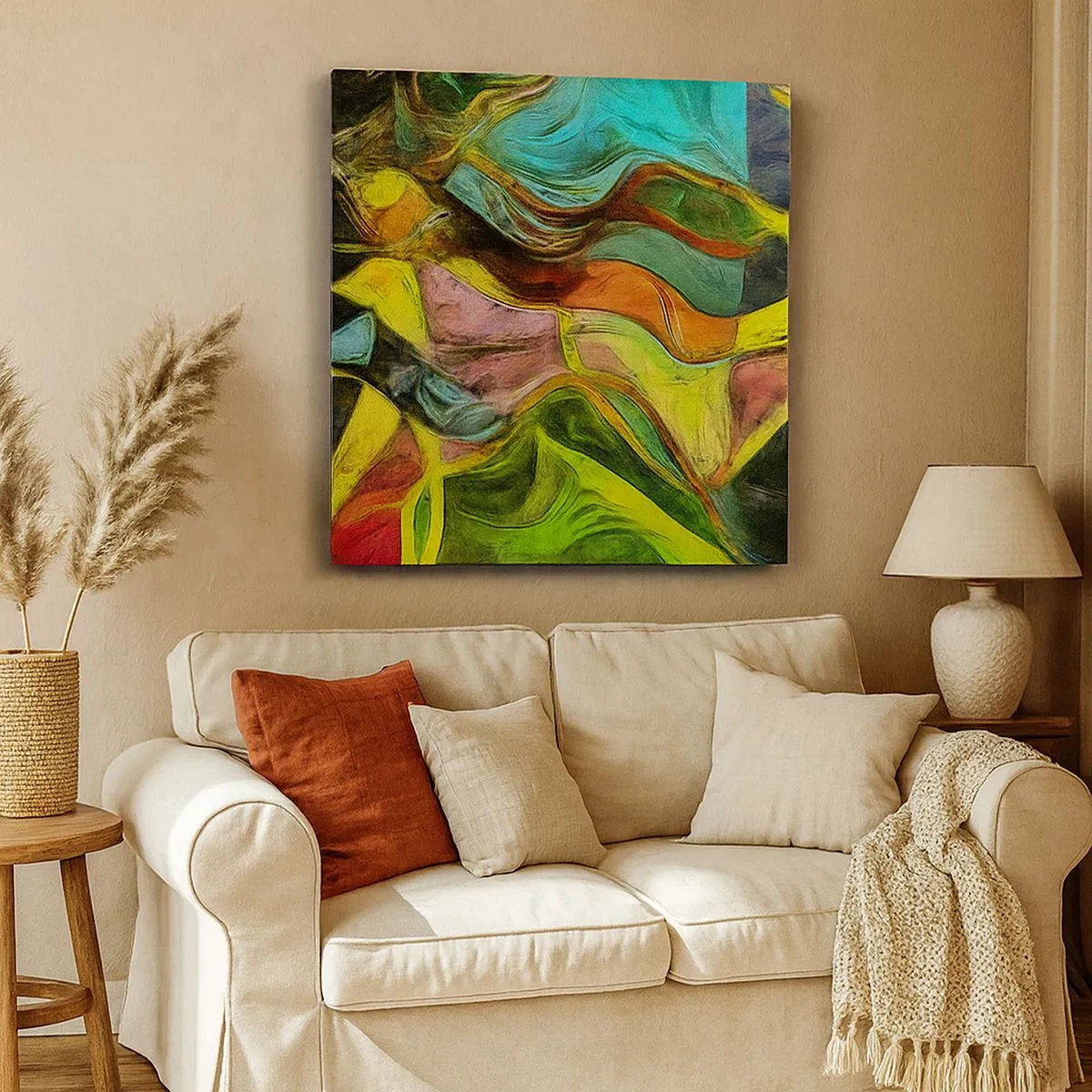 Canvas picture - Movement Is Life - 30x30 cm