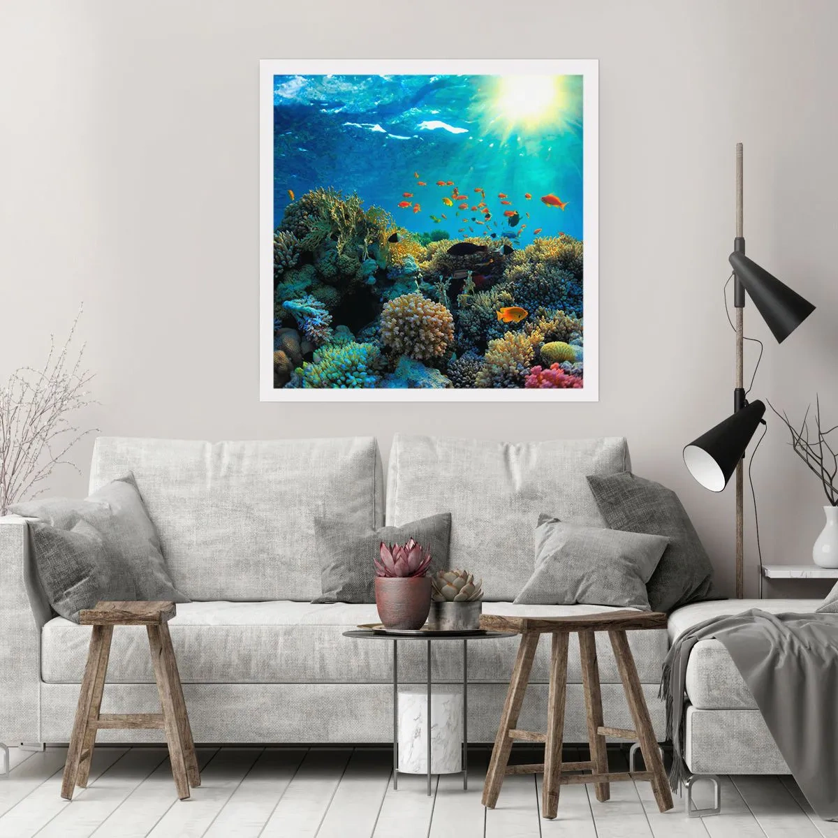 Poster - Underwater Treasures - 30x30 cm