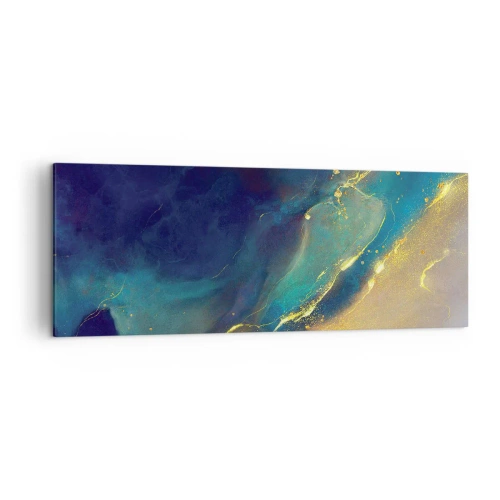 Canvas picture - Golden Flood - 140x50 cm