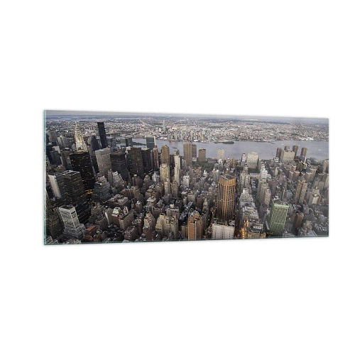 Glass picture - Beating Heart of Our Times - 100x40 cm