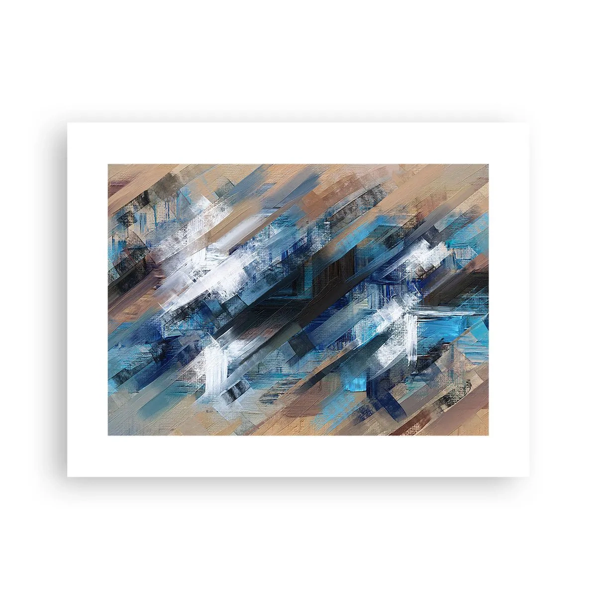 Poster - On the Blue Slant - 40x30 cm