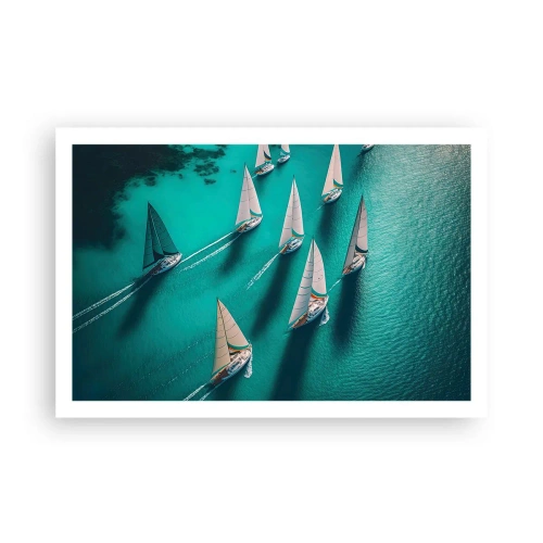Poster - Competing with the Wind - 91x61 cm
