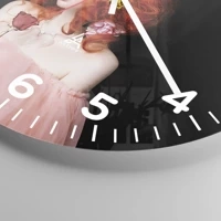 Clock face with numbers